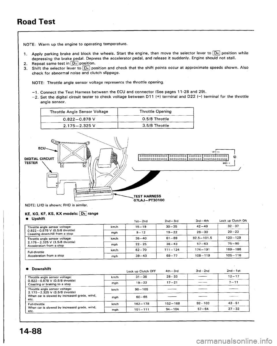 HONDA LEGEND 1991 2.G Workshop Manual 
