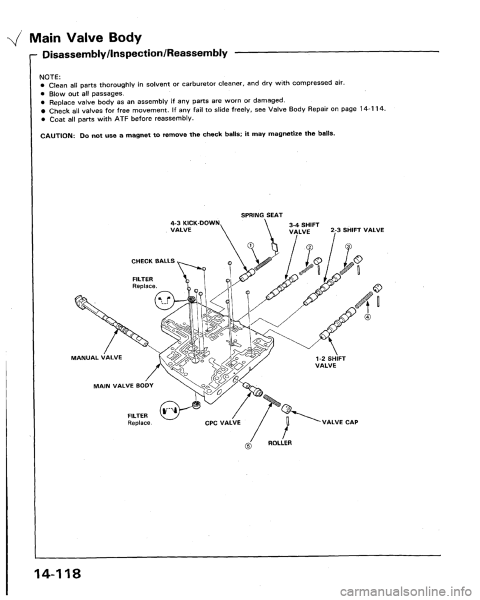 HONDA LEGEND 1991 2.G Workshop Manual 