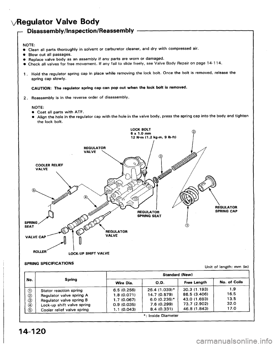 HONDA LEGEND 1991 2.G Workshop Manual 