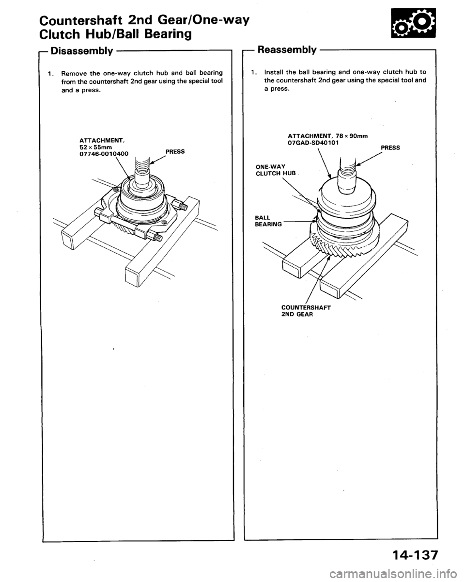 HONDA LEGEND 1991 2.G Workshop Manual 