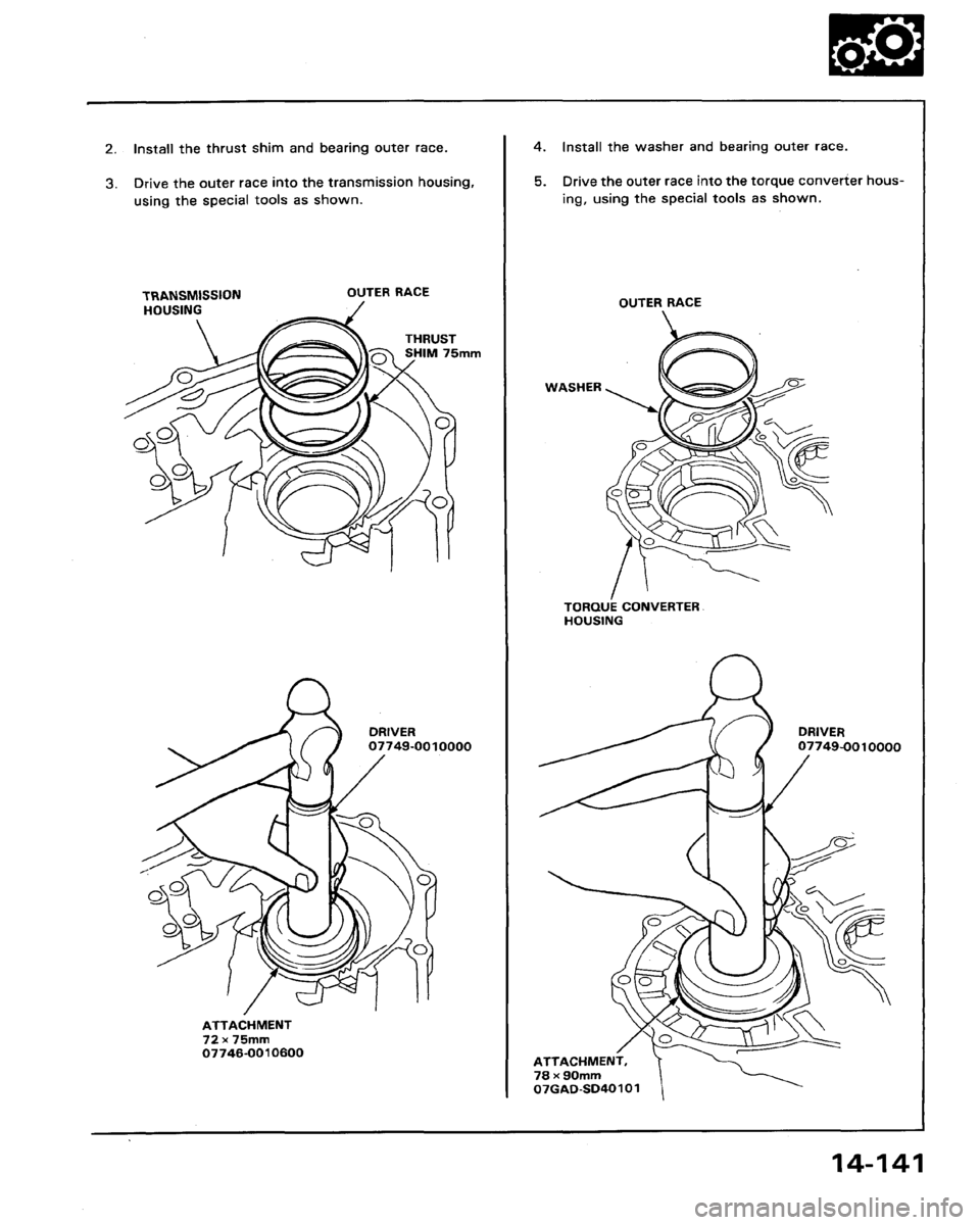 HONDA LEGEND 1991 2.G Workshop Manual 
