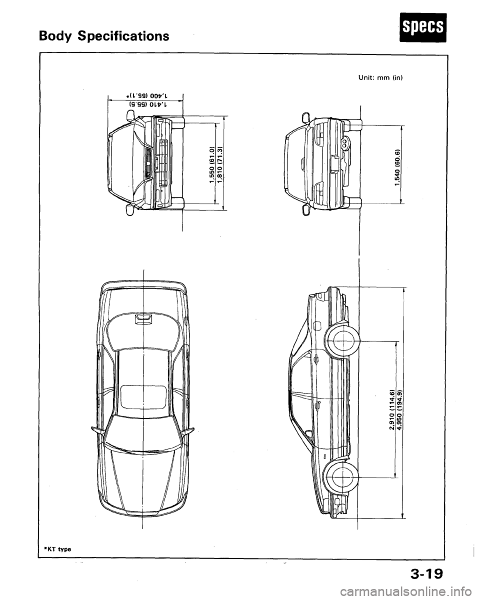 HONDA LEGEND 1991 2.G Workshop Manual 