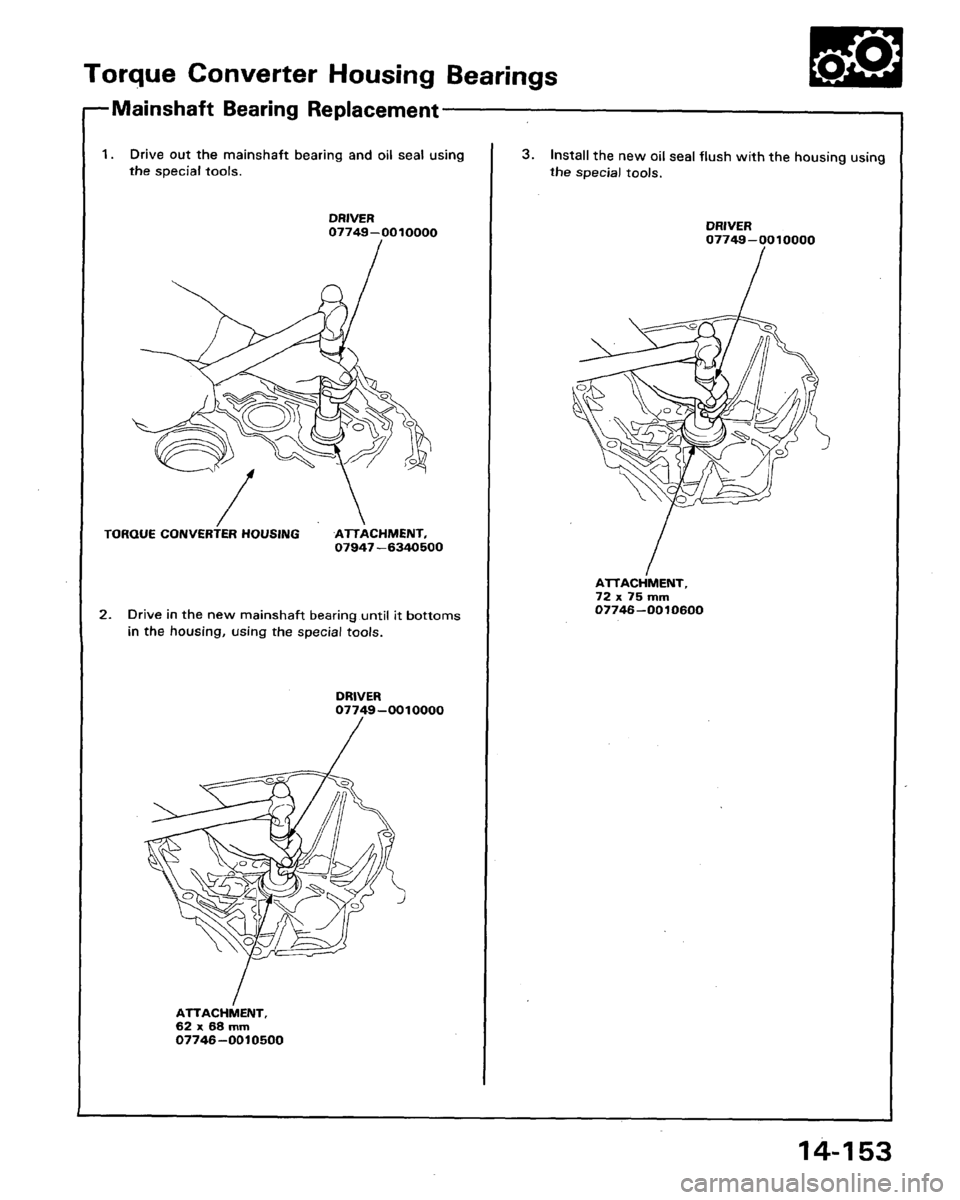 HONDA LEGEND 1991 2.G Workshop Manual 
