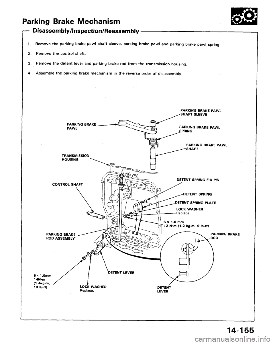 HONDA LEGEND 1991 2.G Workshop Manual 