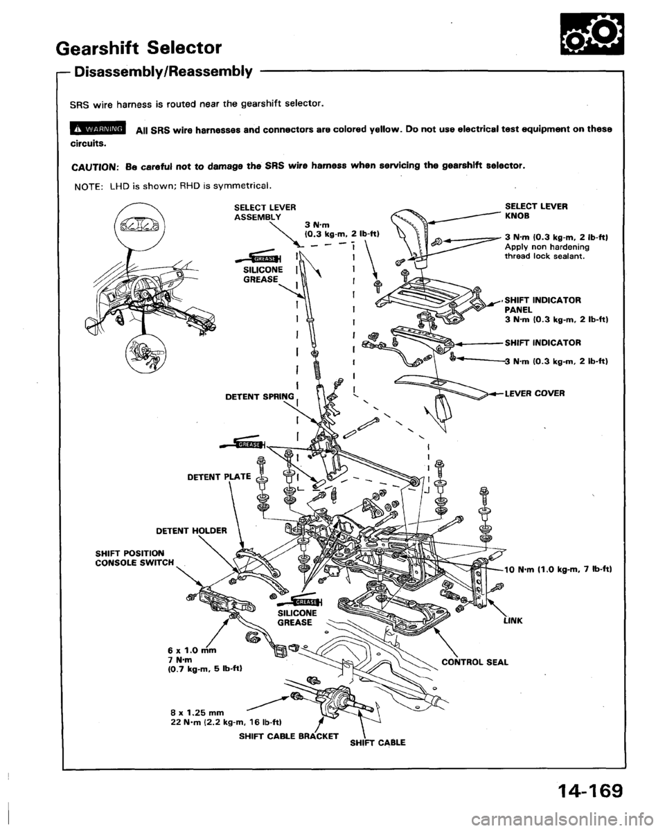 HONDA LEGEND 1991 2.G Workshop Manual 