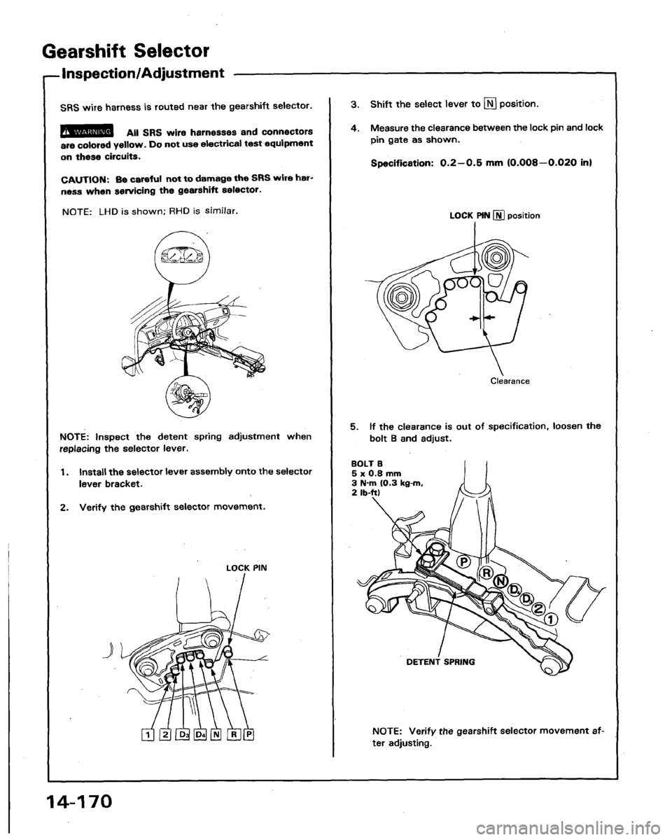 HONDA LEGEND 1991 2.G Workshop Manual 