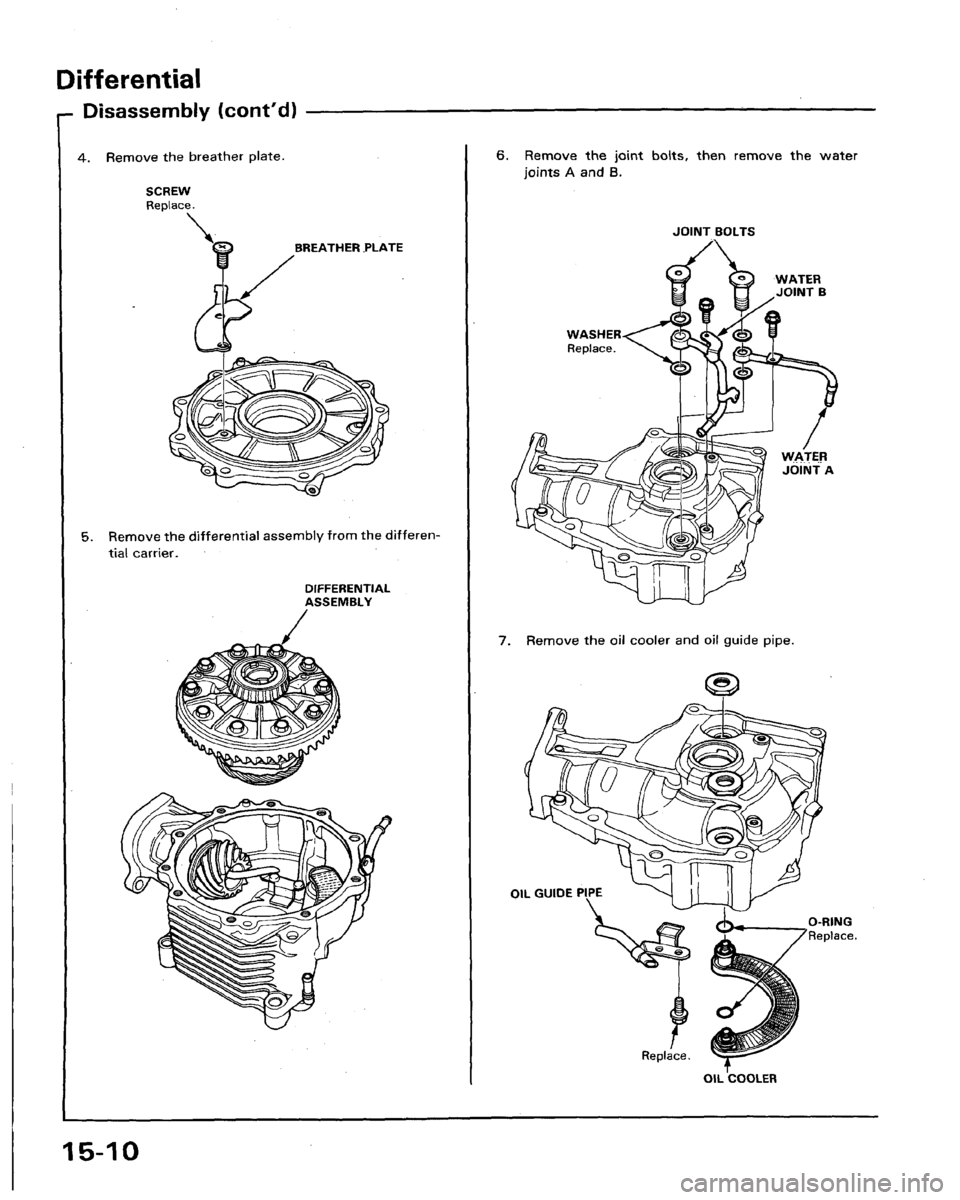 HONDA LEGEND 1991 2.G Workshop Manual 