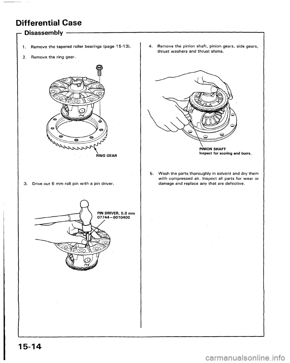 HONDA LEGEND 1991 2.G Workshop Manual 