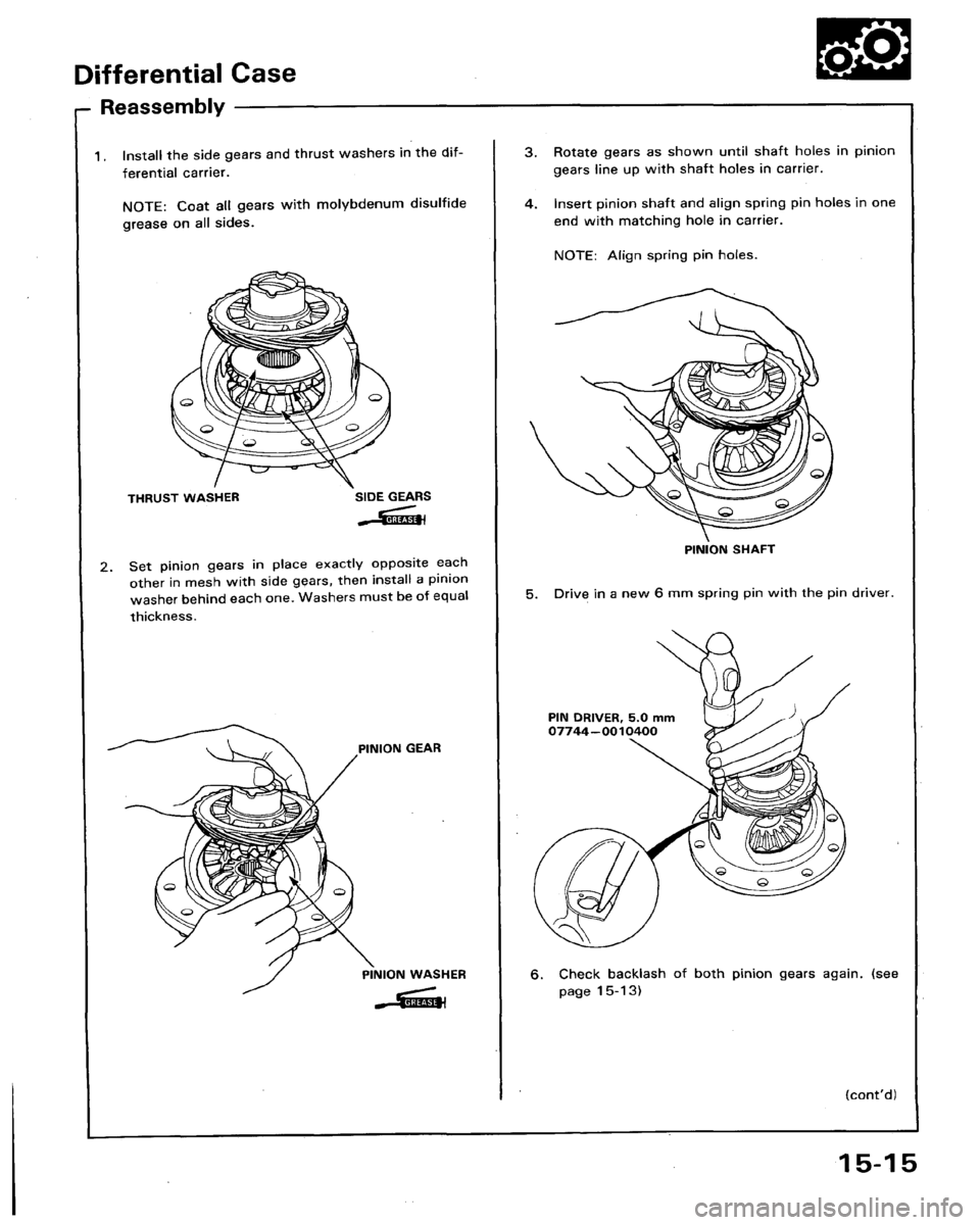 HONDA LEGEND 1991 2.G Workshop Manual 
