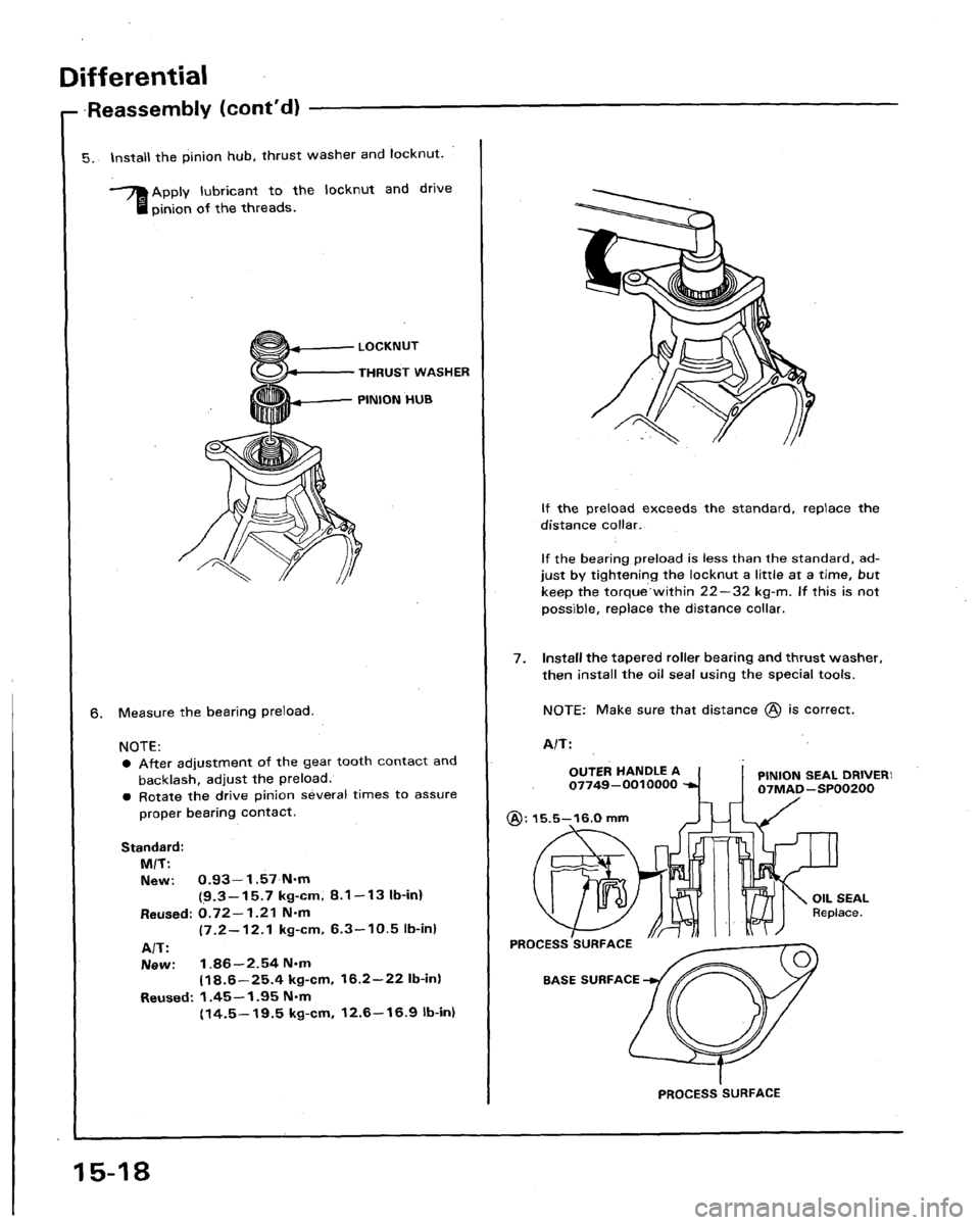 HONDA LEGEND 1991 2.G Workshop Manual 