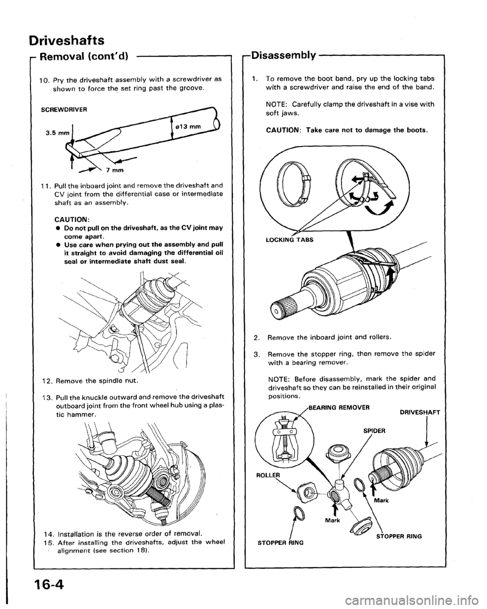 HONDA LEGEND 1991 2.G Workshop Manual 