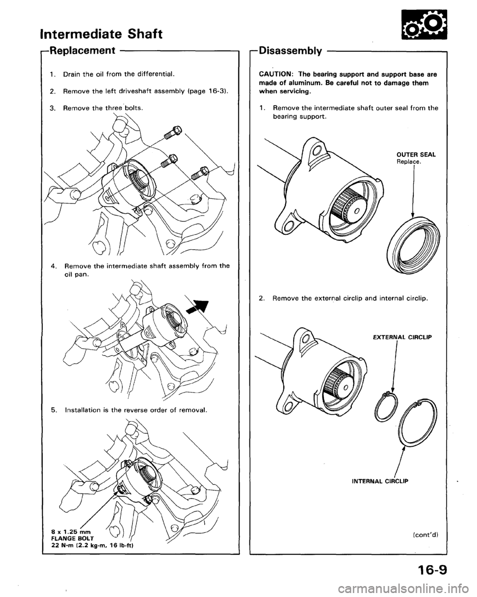 HONDA LEGEND 1991 2.G Workshop Manual 