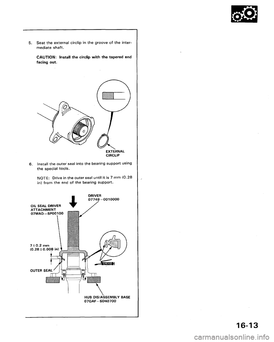 HONDA LEGEND 1991 2.G Workshop Manual 
