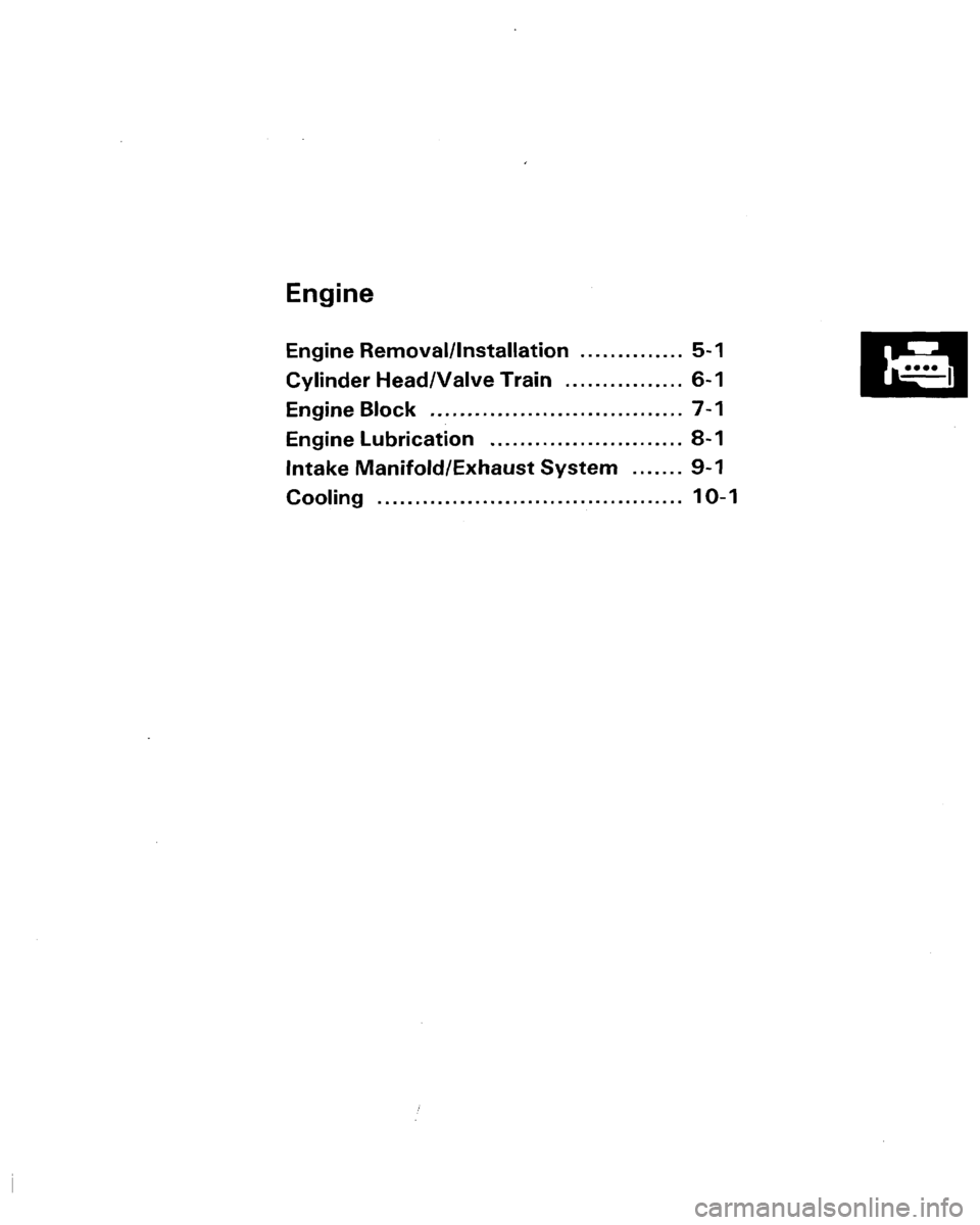HONDA LEGEND 1991 2.G Workshop Manual 