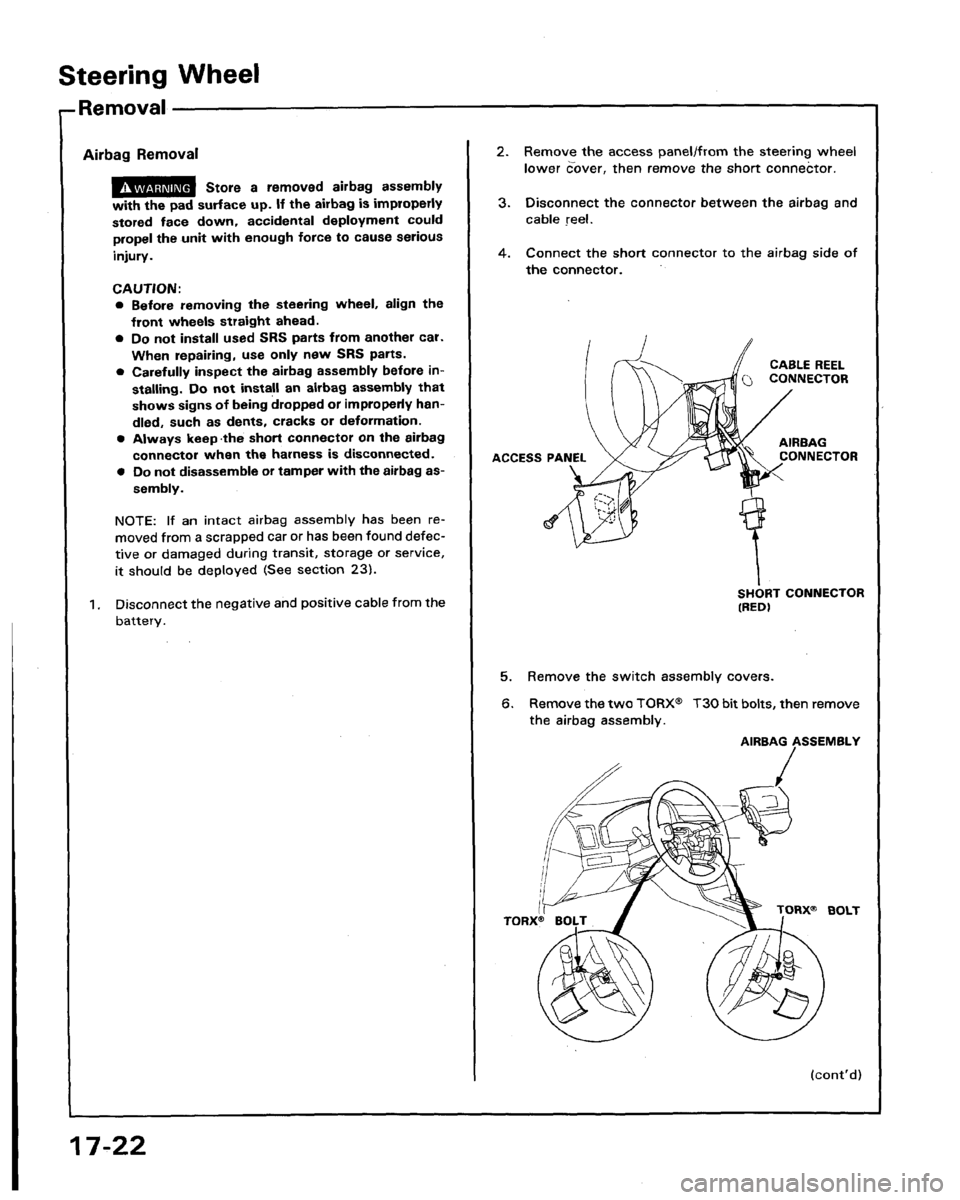 HONDA LEGEND 1991 2.G Workshop Manual 