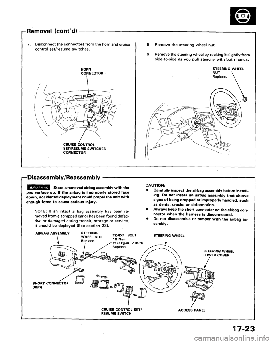 HONDA LEGEND 1991 2.G Workshop Manual 