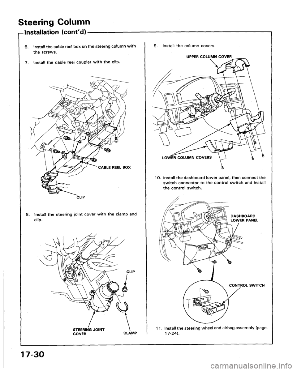 HONDA LEGEND 1991 2.G Workshop Manual 