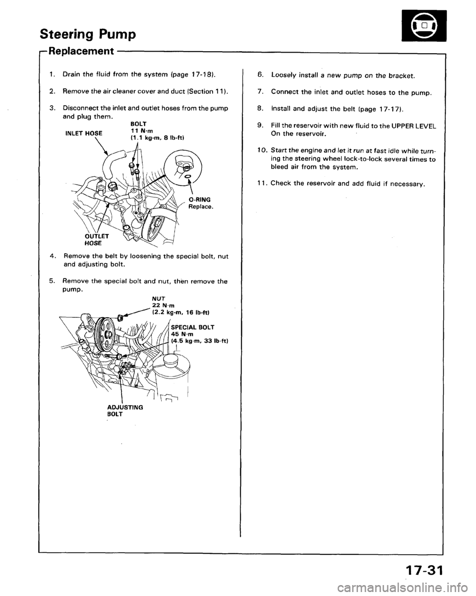 HONDA LEGEND 1991 2.G Workshop Manual 