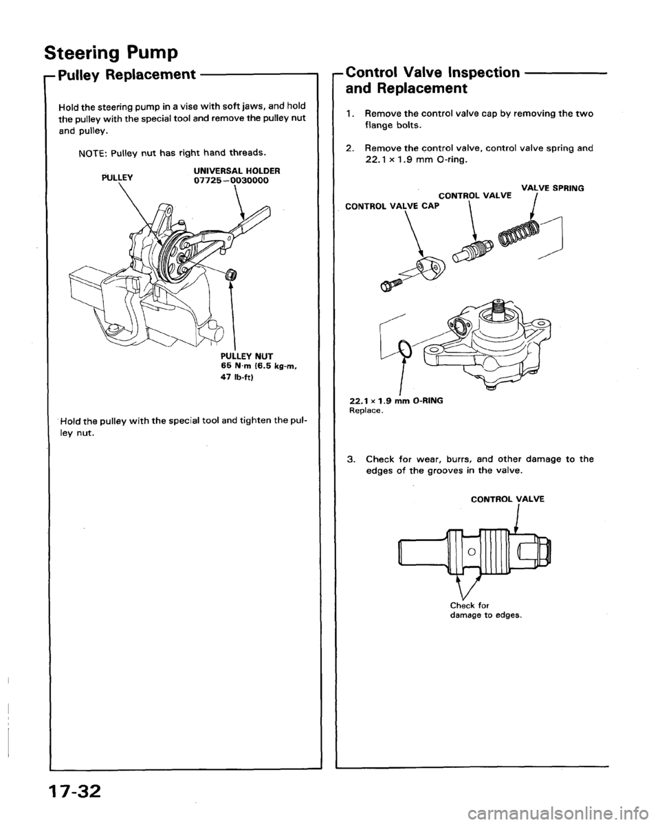 HONDA LEGEND 1991 2.G Workshop Manual 