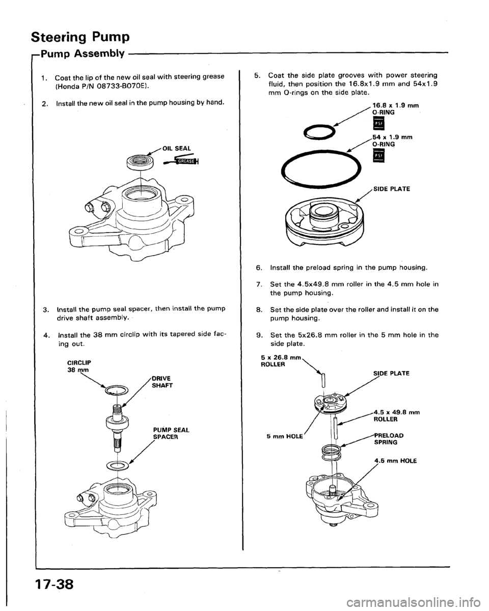 HONDA LEGEND 1991 2.G Workshop Manual 