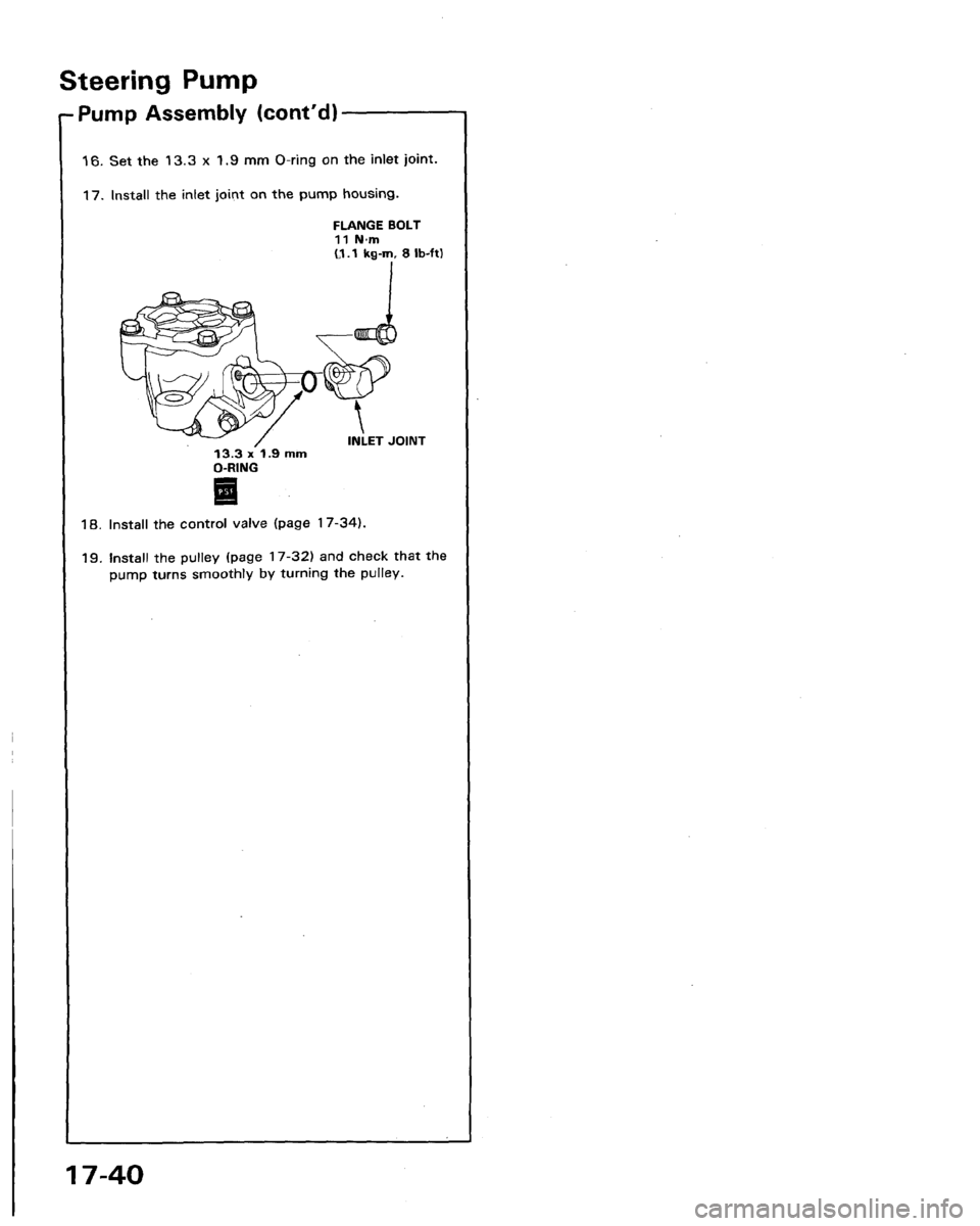 HONDA LEGEND 1991 2.G Workshop Manual 