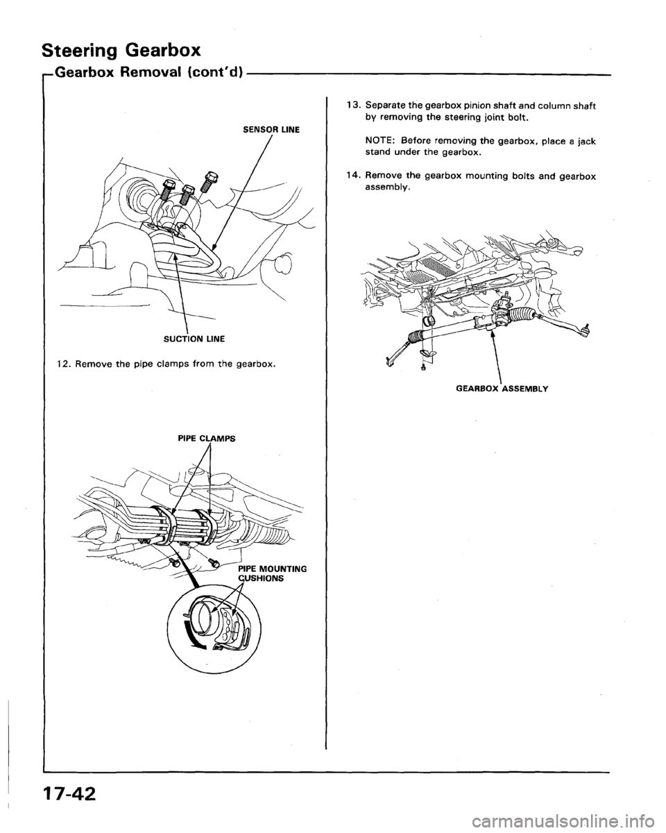 HONDA LEGEND 1991 2.G Workshop Manual 