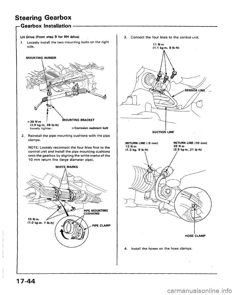 HONDA LEGEND 1991 2.G Workshop Manual 