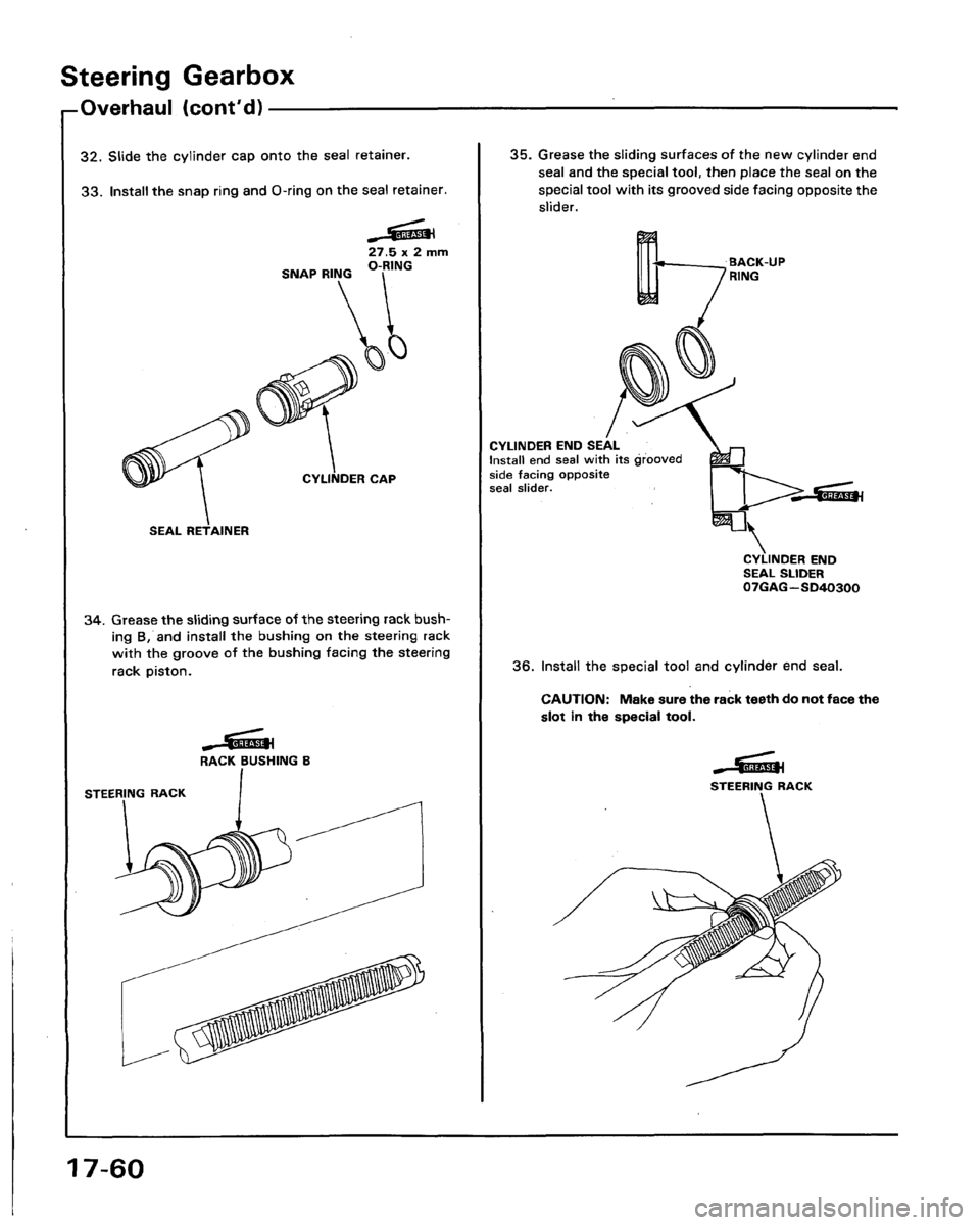 HONDA LEGEND 1991 2.G Workshop Manual 