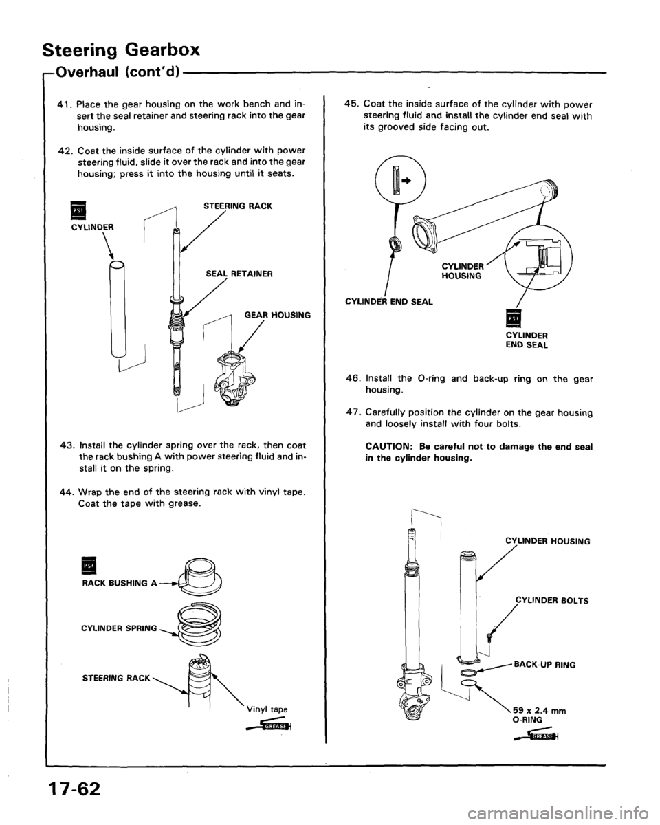 HONDA LEGEND 1991 2.G Workshop Manual 