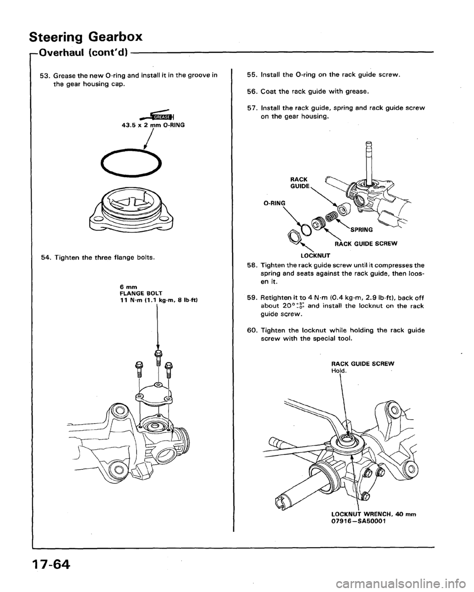 HONDA LEGEND 1991 2.G Workshop Manual 