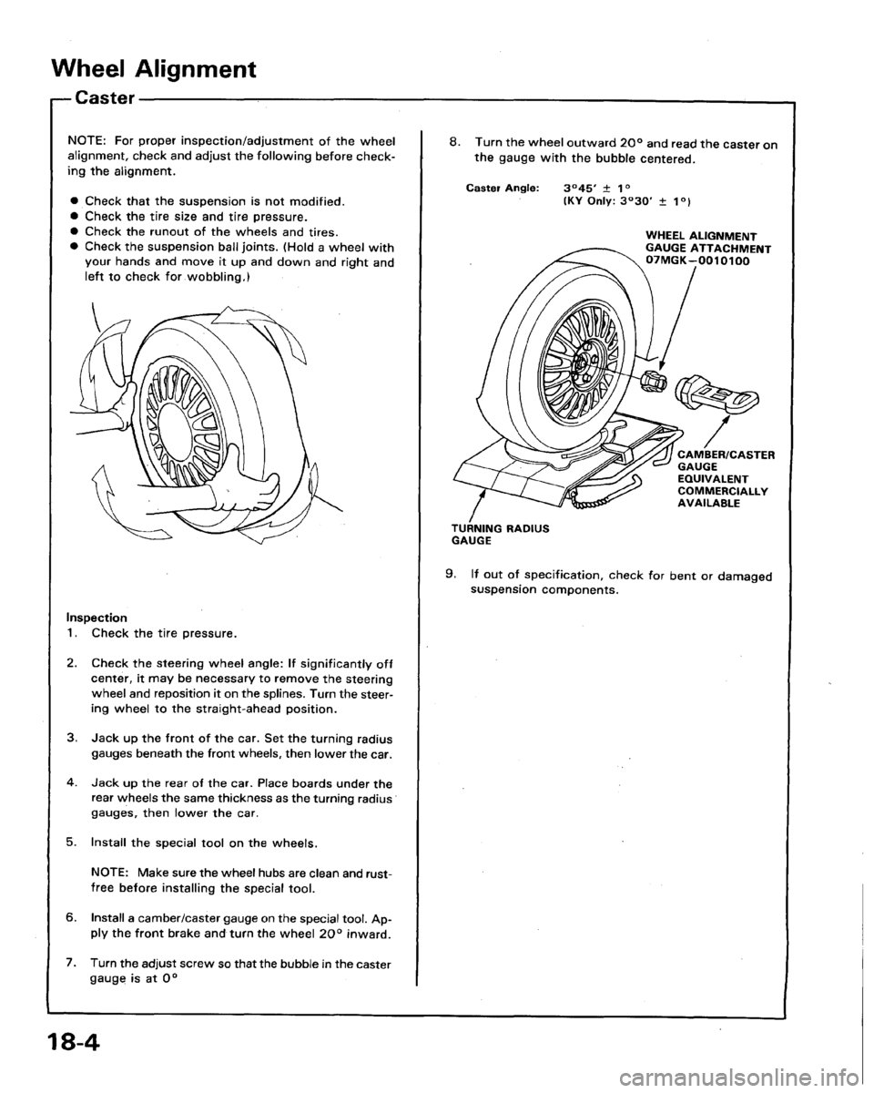HONDA LEGEND 1991 2.G Workshop Manual 