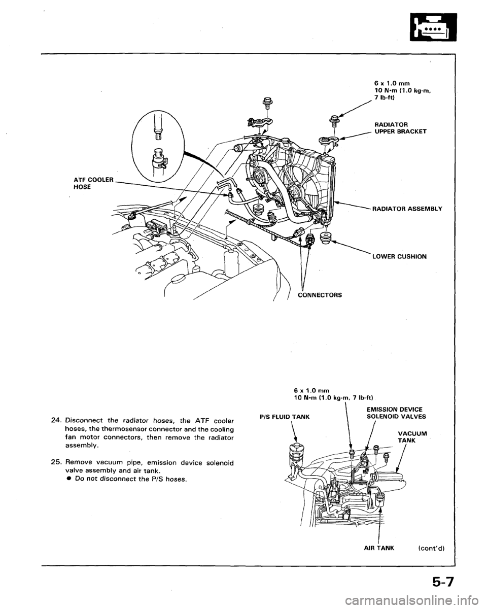 HONDA LEGEND 1991 2.G Workshop Manual 