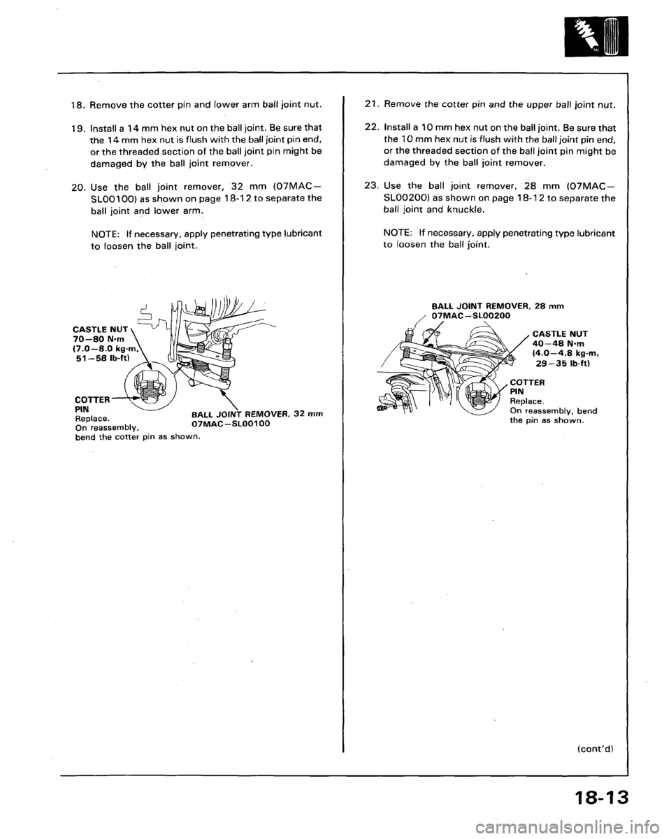 HONDA LEGEND 1991 2.G Workshop Manual 