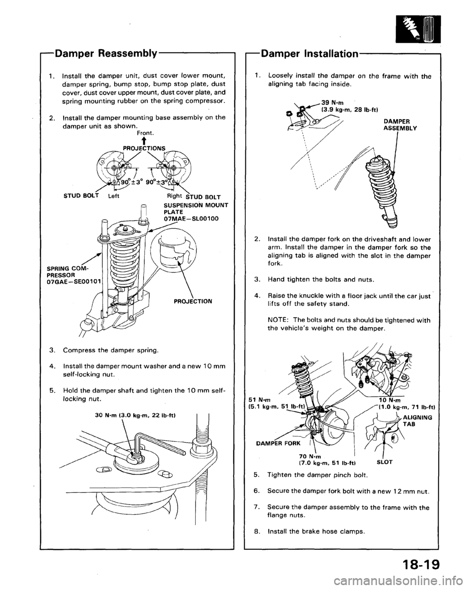 HONDA LEGEND 1991 2.G Workshop Manual 