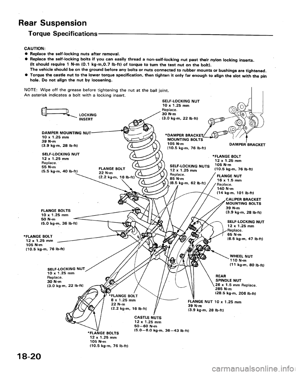 HONDA LEGEND 1991 2.G Workshop Manual 