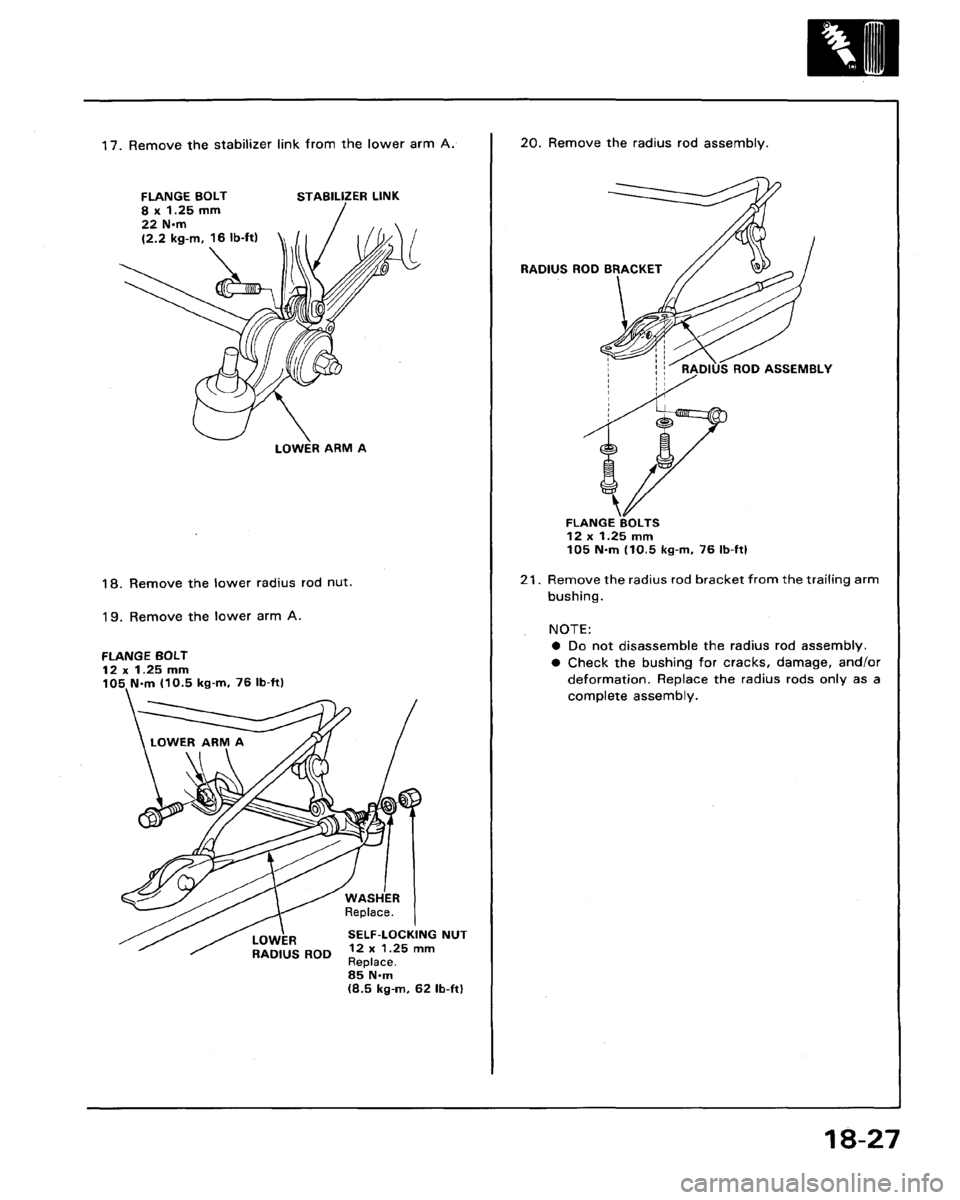 HONDA LEGEND 1991 2.G Workshop Manual 