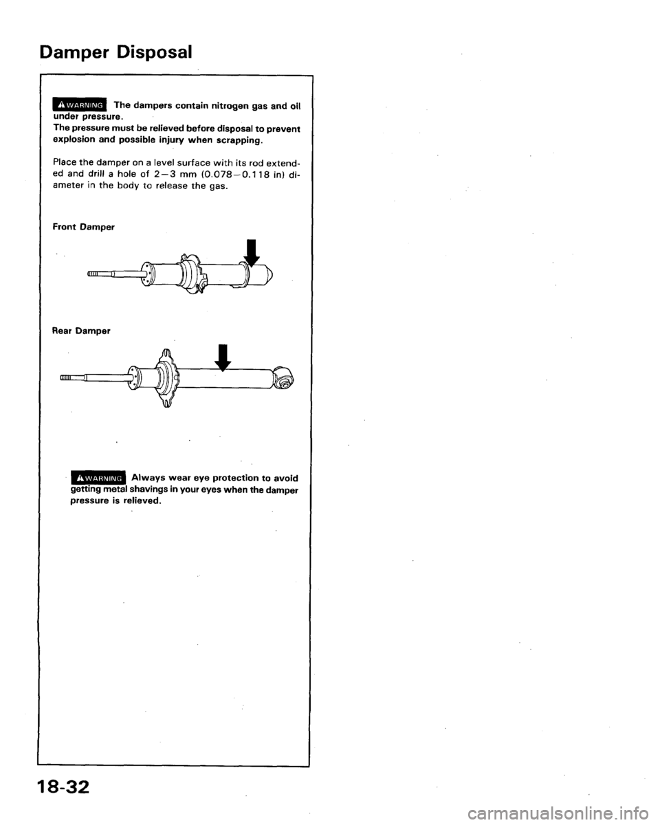 HONDA LEGEND 1991 2.G Workshop Manual 