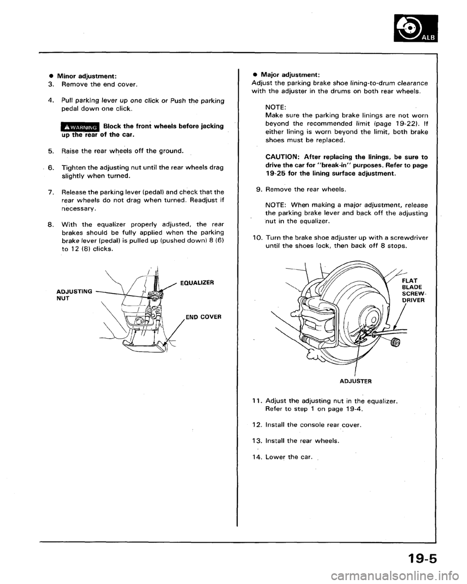 HONDA LEGEND 1991 2.G Workshop Manual 