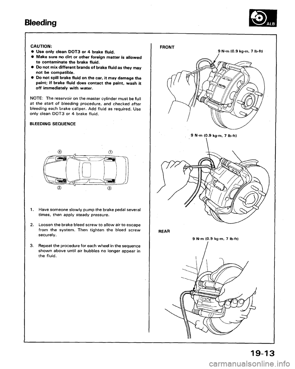 HONDA LEGEND 1991 2.G Workshop Manual 