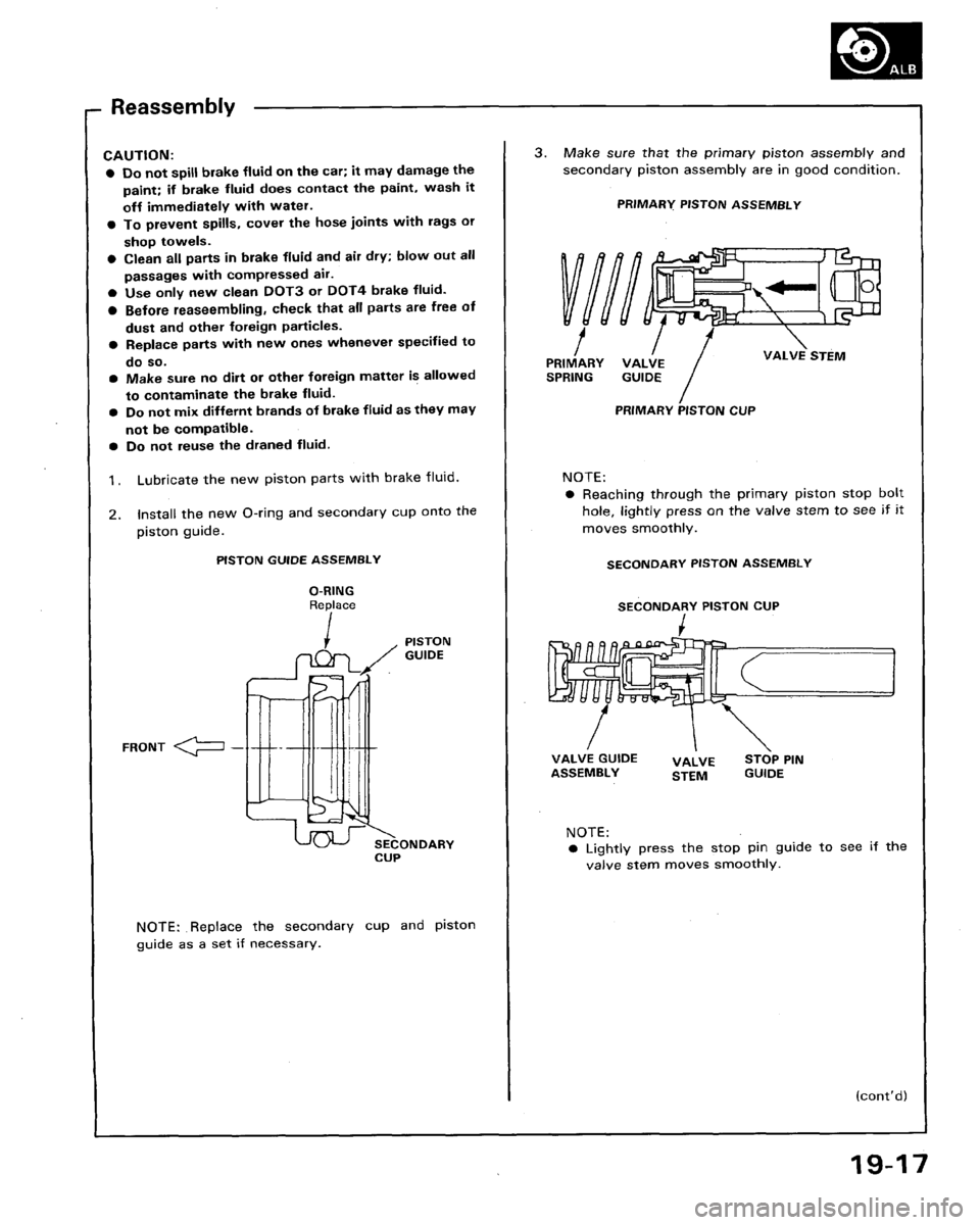 HONDA LEGEND 1991 2.G Workshop Manual 