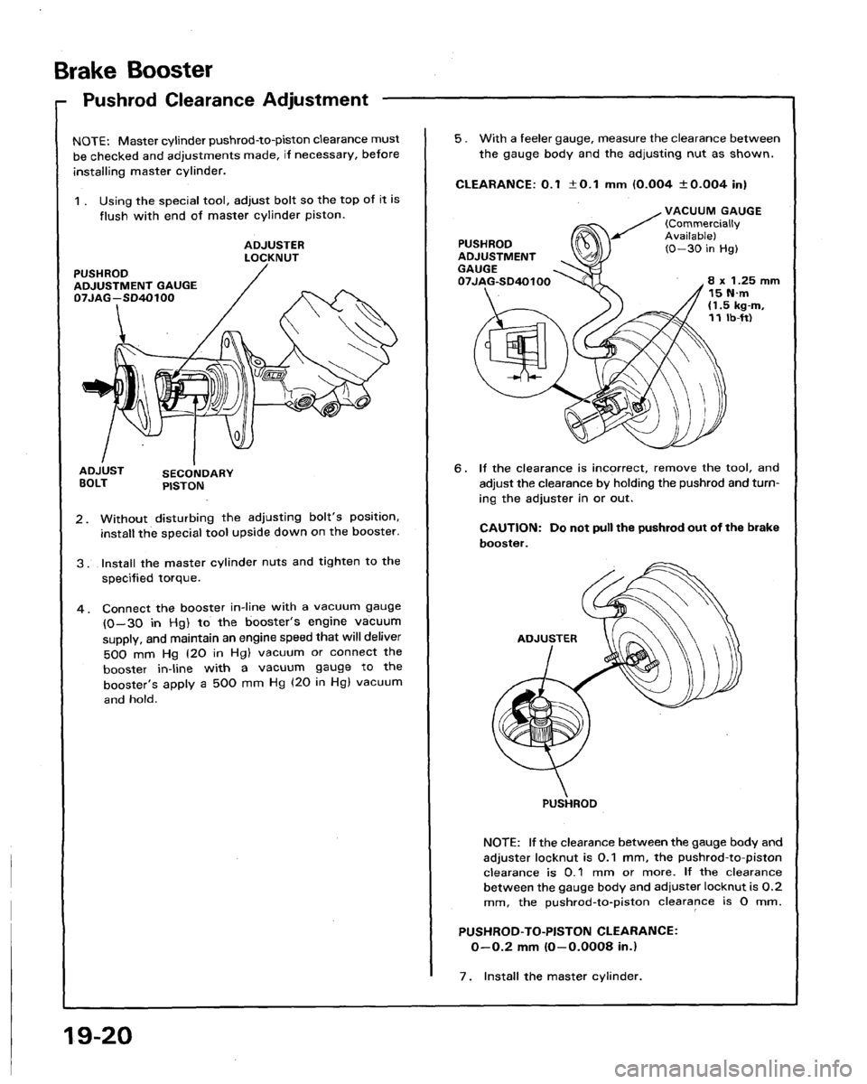 HONDA LEGEND 1991 2.G Workshop Manual 