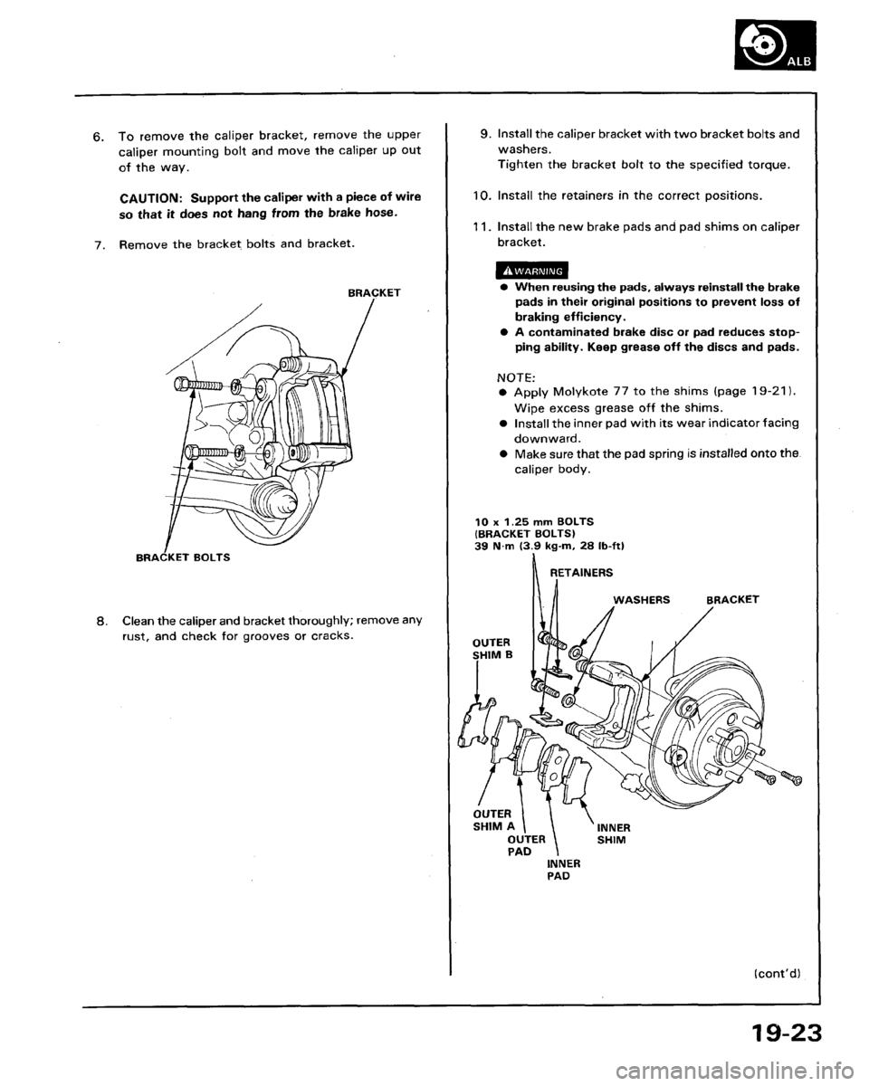 HONDA LEGEND 1991 2.G Workshop Manual 