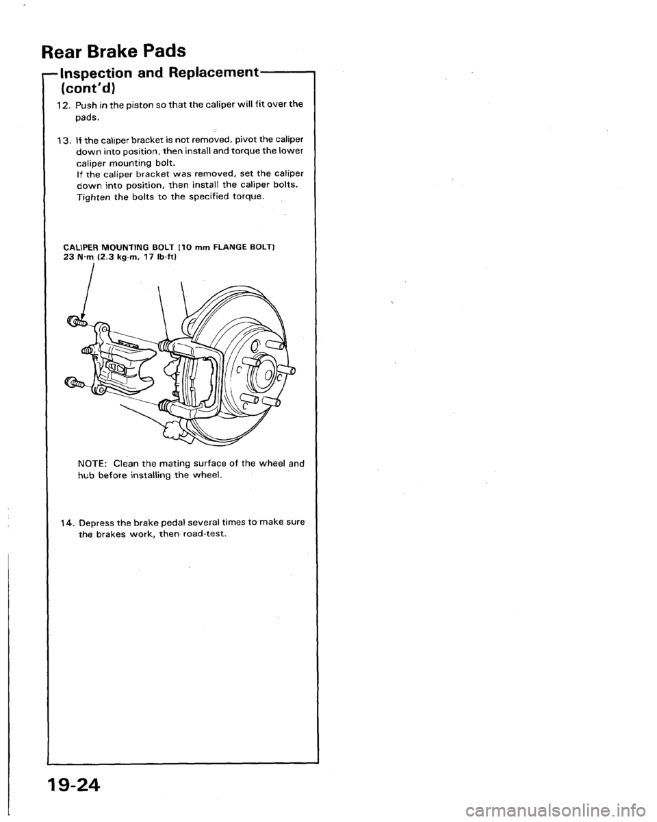 HONDA LEGEND 1991 2.G Workshop Manual 