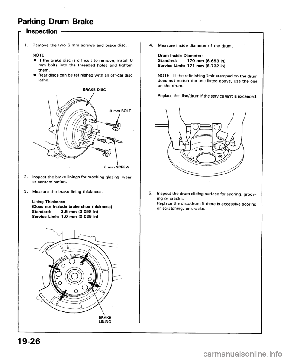 HONDA LEGEND 1991 2.G Workshop Manual 