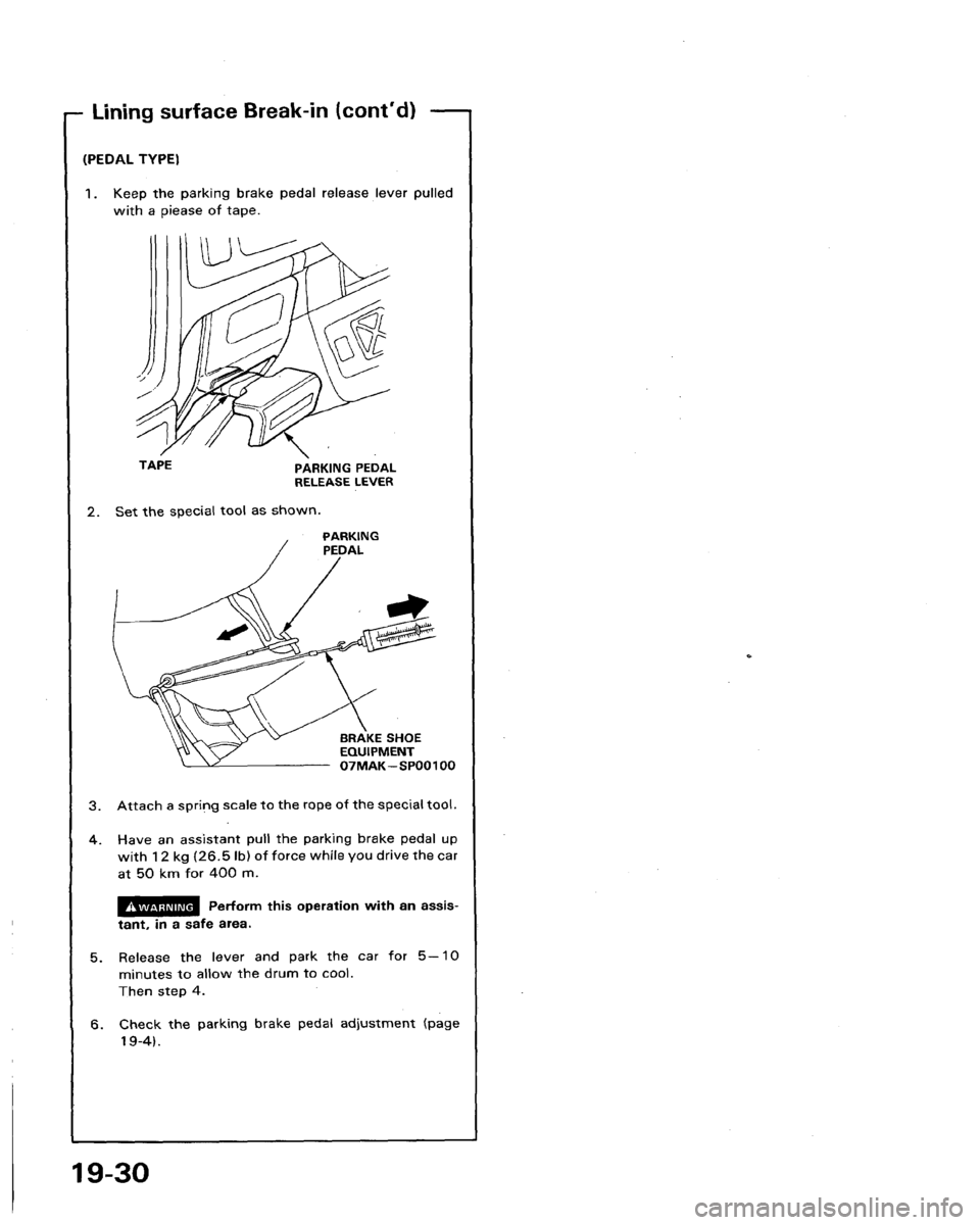 HONDA LEGEND 1991 2.G Workshop Manual 