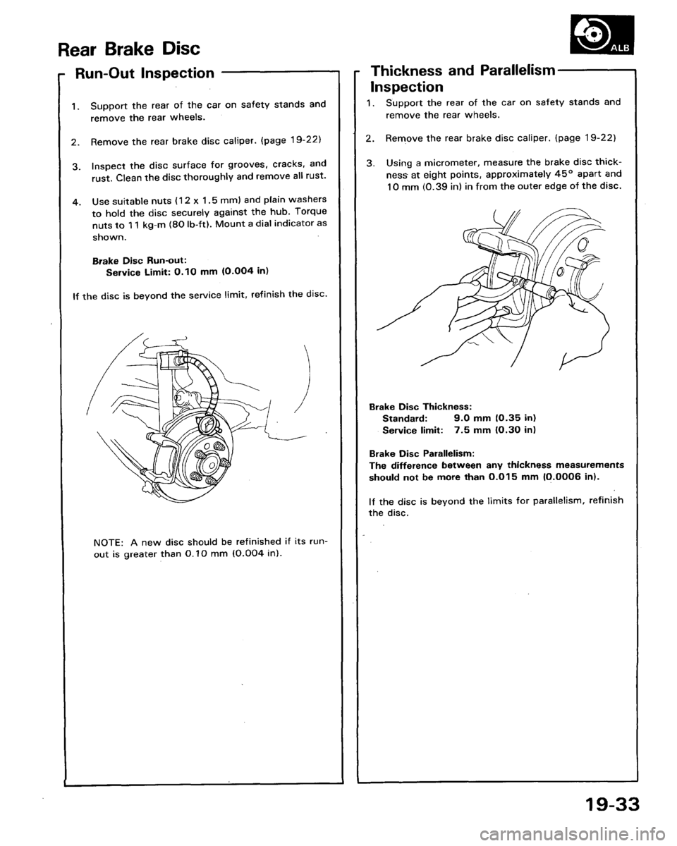 HONDA LEGEND 1991 2.G Workshop Manual 