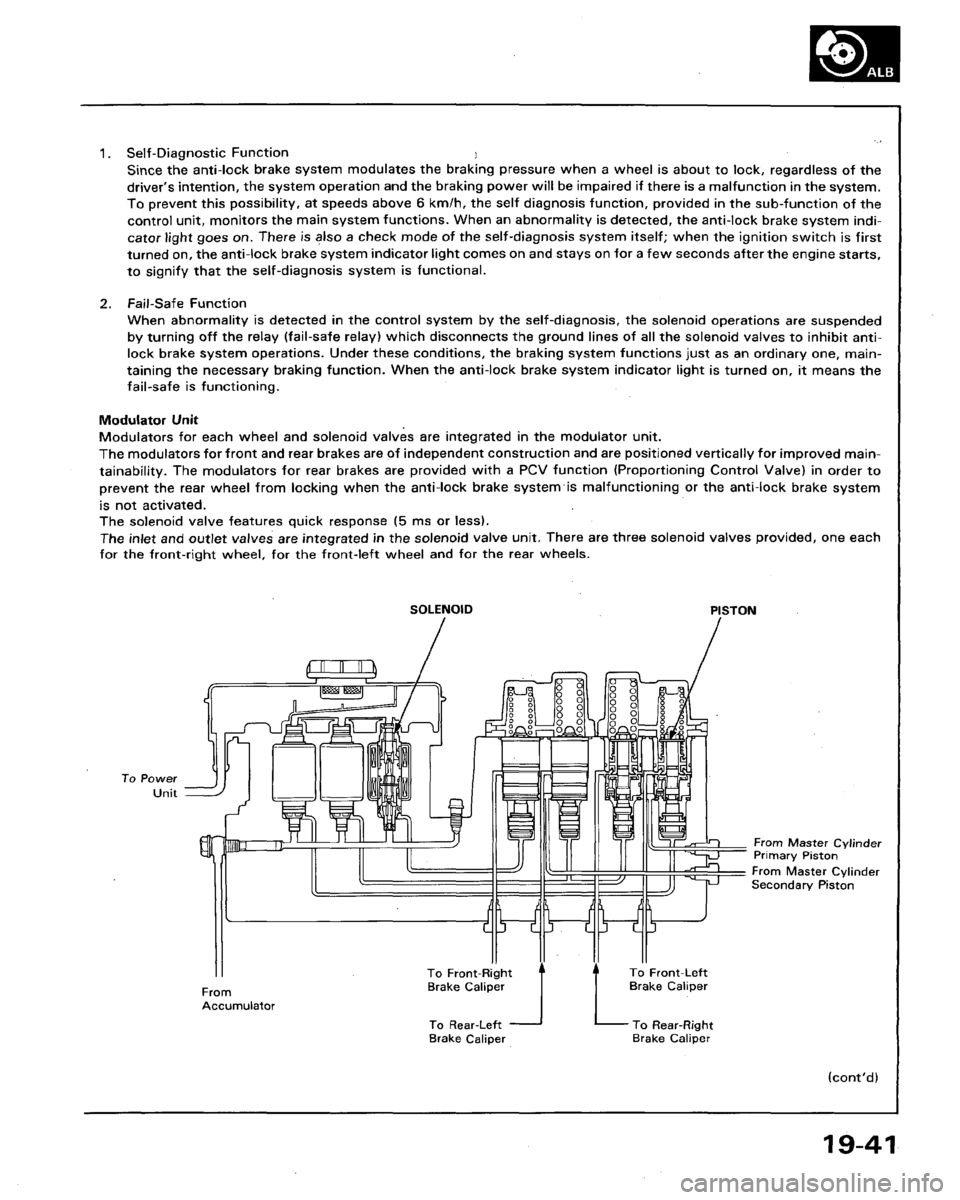 HONDA LEGEND 1991 2.G Workshop Manual 
