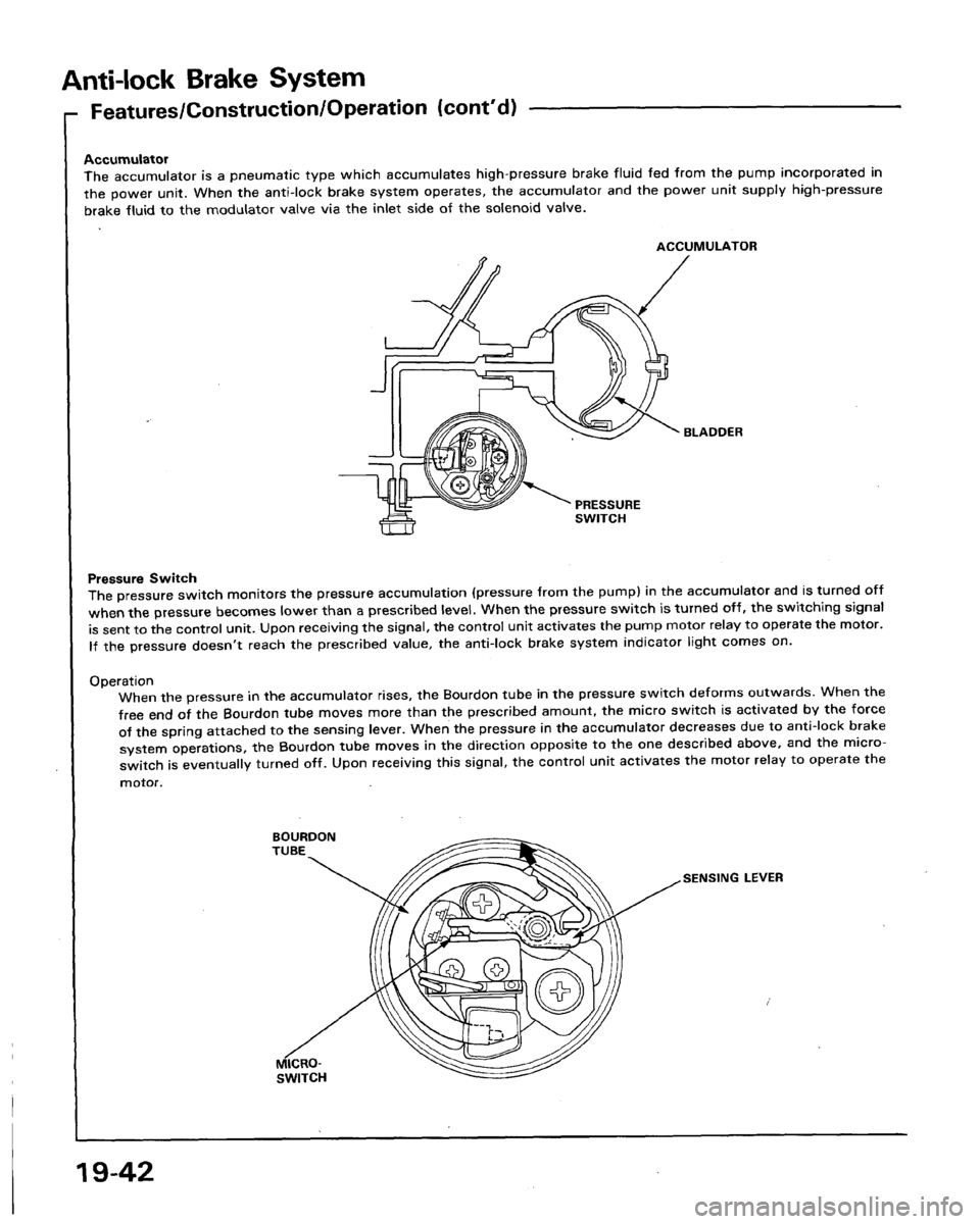 HONDA LEGEND 1991 2.G Workshop Manual 