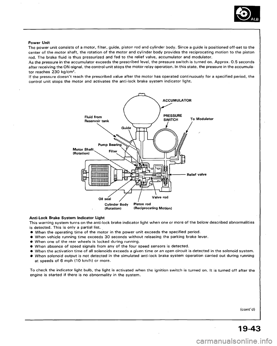 HONDA LEGEND 1991 2.G Workshop Manual 