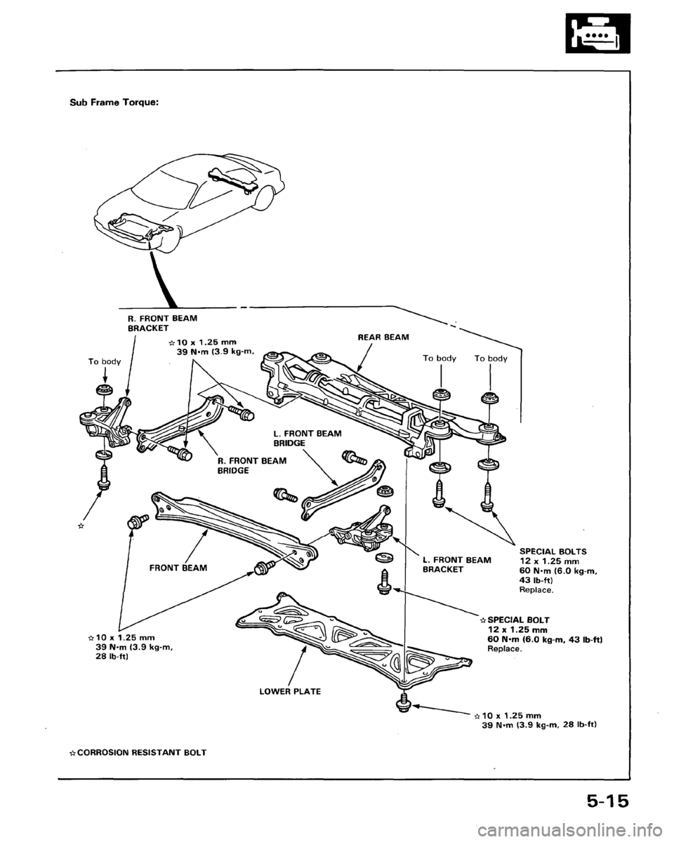 HONDA LEGEND 1991 2.G Workshop Manual 